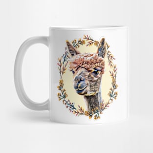 Alpaca - Floral Mug